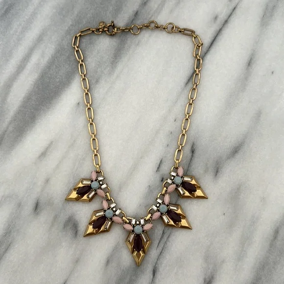 J.Crew Rhinestone Necklace - Picture 2 of 4